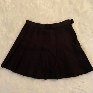 Black American Apparel Tennis Skirt